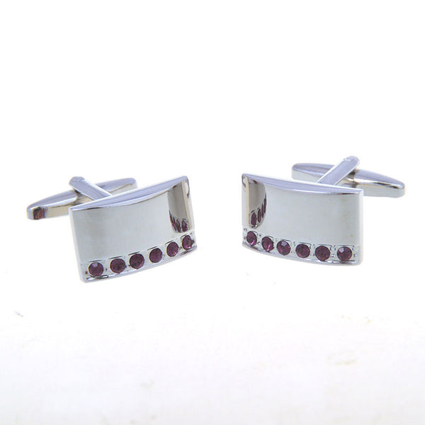 Crystal Zircon Cufflinks