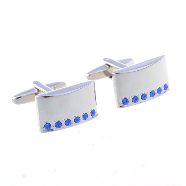 Crystal Zircon Cufflinks