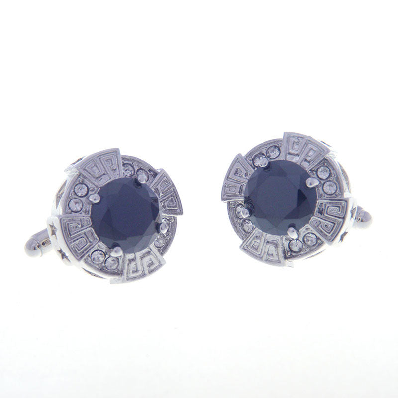 Crystal Zircon Cufflinks