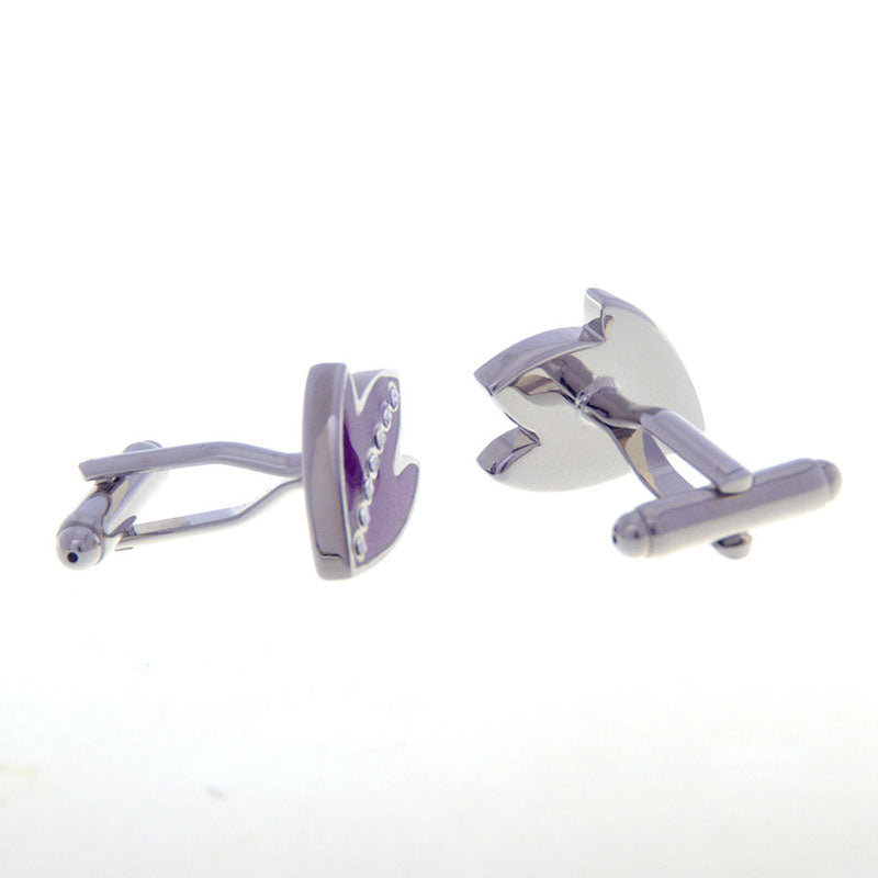 Crystal Zircon Cufflinks