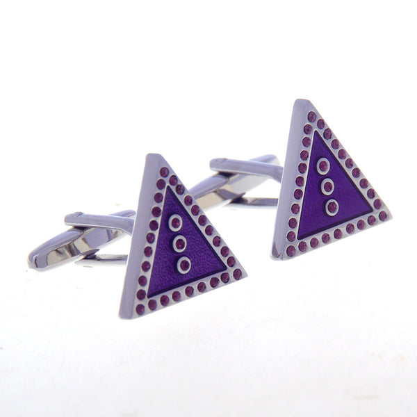 Crystal Zircon Cufflinks