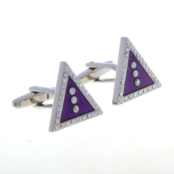 Crystal Zircon Cufflinks