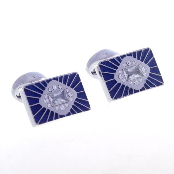 Crystal Zircon Cufflinks