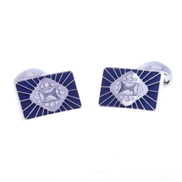 Crystal Zircon Cufflinks