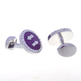 Crystal Zircon Cufflinks