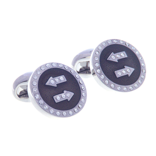 Crystal Zircon Cufflinks