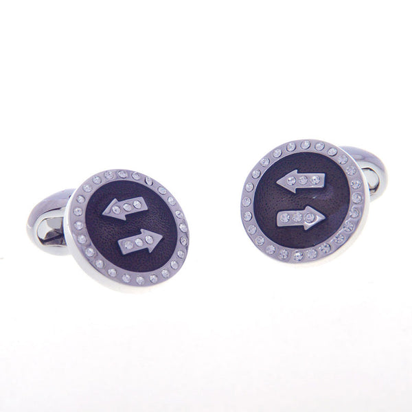 Crystal Zircon Cufflinks