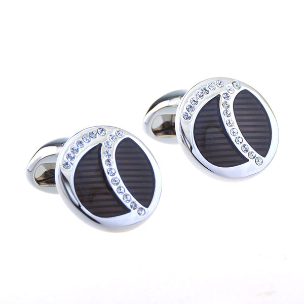 Crystal Zircon Cufflinks