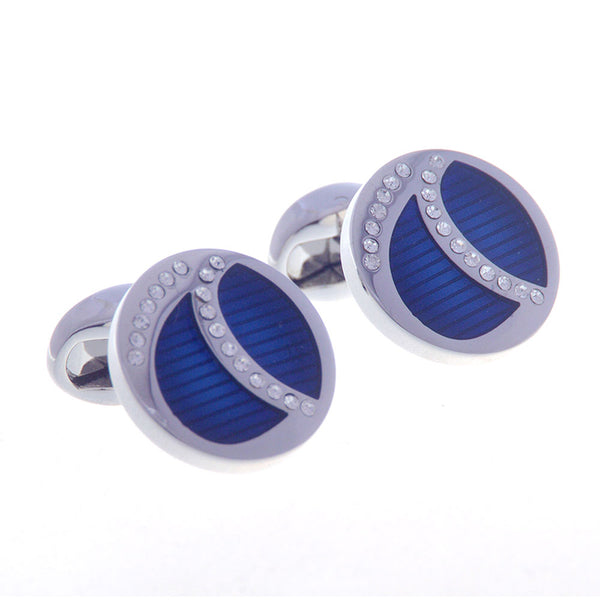 Crystal Zircon Cufflinks