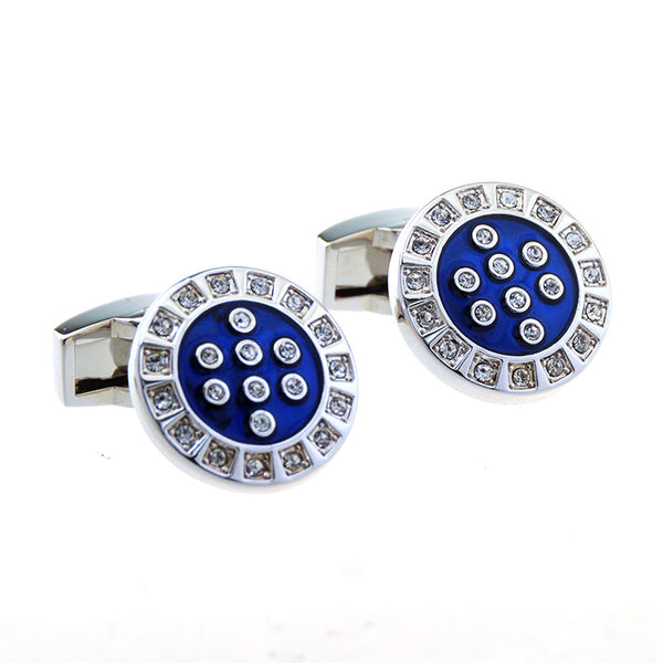 Crystal Zircon Cufflinks