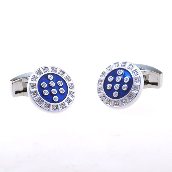 Crystal Zircon Cufflinks