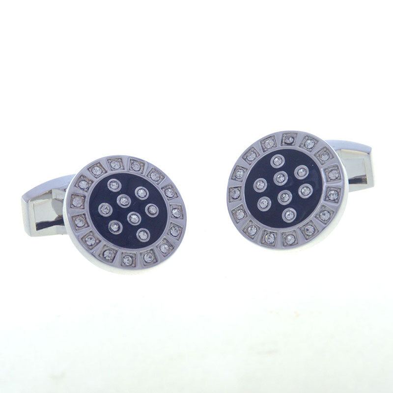 Crystal Zircon Cufflinks