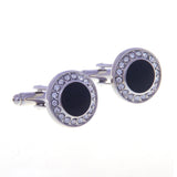 Crystal Zircon Cufflinks