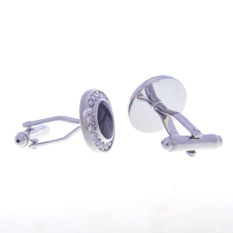 Crystal Zircon Cufflinks