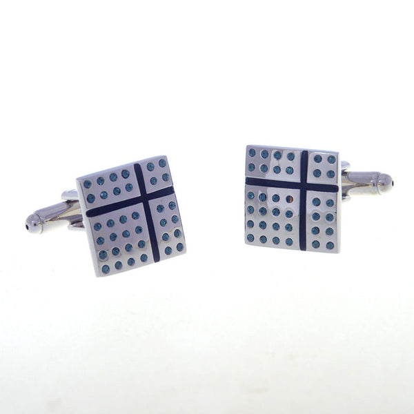 Crystal Zircon Cufflinks