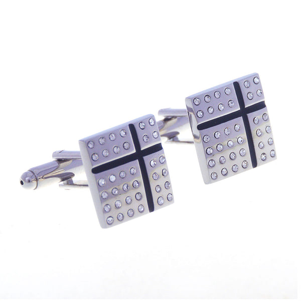 Crystal Zircon Cufflinks