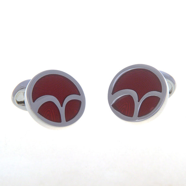 Enamel Dropping Glue Cufflinks