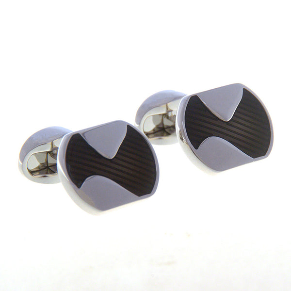 Enamel Dropping Glue Cufflinks