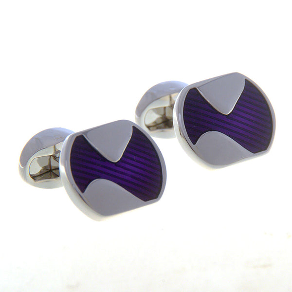 Enamel Dropping Glue Cufflinks