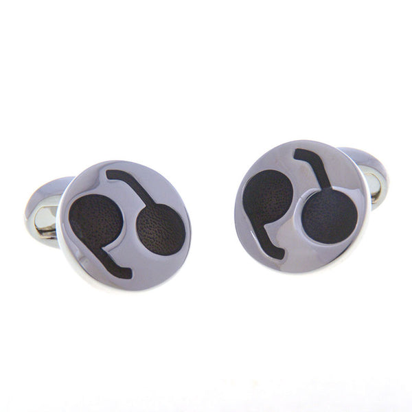 Enamel Dropping Glue Cufflinks