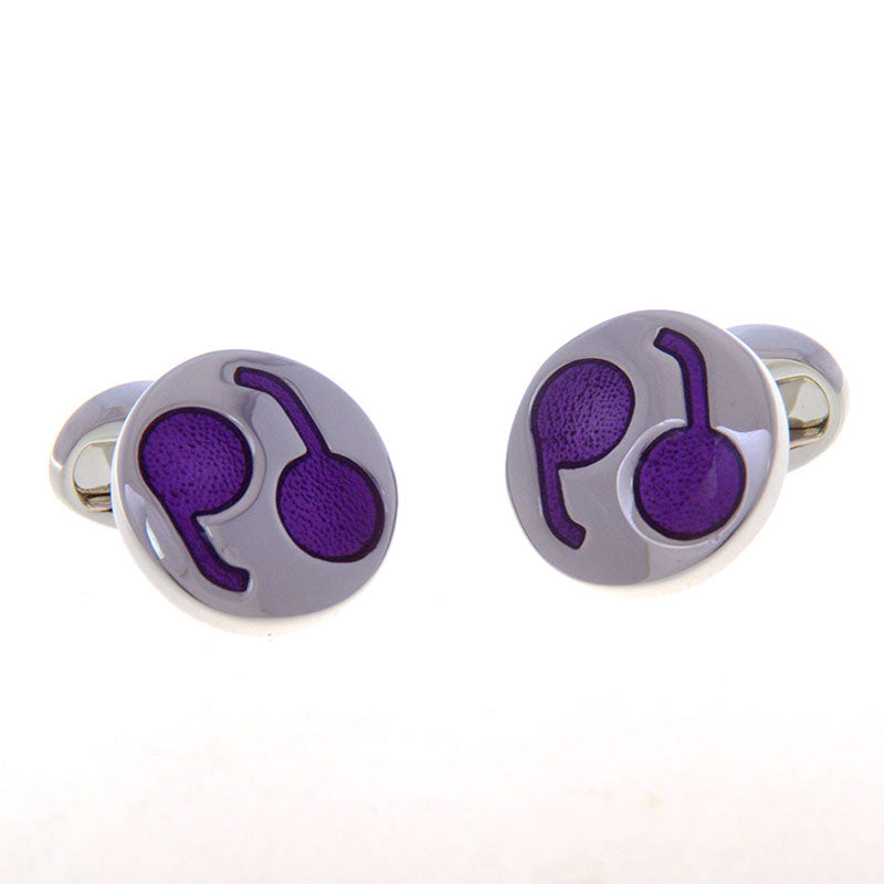 Enamel Dropping Glue Cufflinks