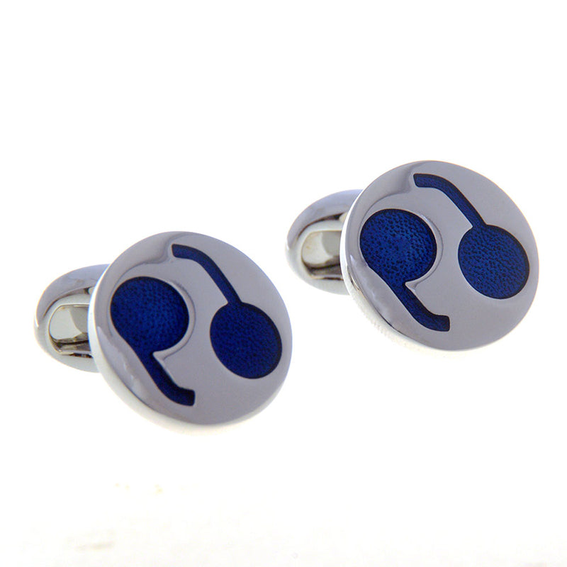 Enamel Dropping Glue Cufflinks