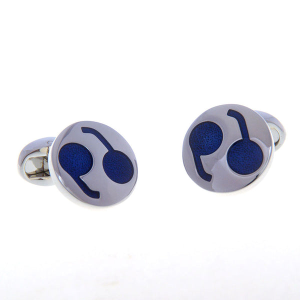 Enamel Dropping Glue Cufflinks