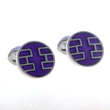 Enamel Dropping Glue Cufflinks