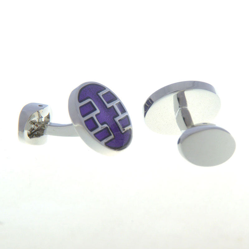 Enamel Dropping Glue Cufflinks