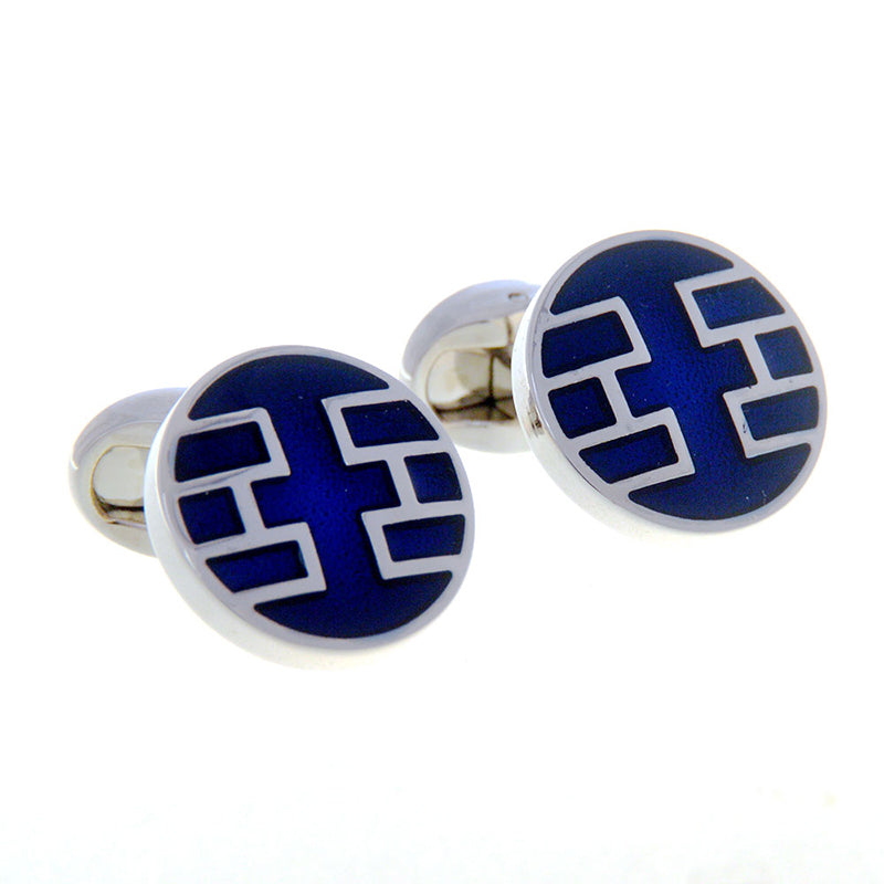 Enamel Dropping Glue Cufflinks