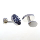 Enamel Dropping Glue Cufflinks