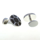 Enamel Dropping Glue Cufflinks