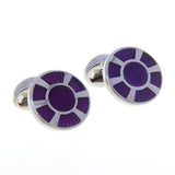 Enamel Dropping Glue Cufflinks