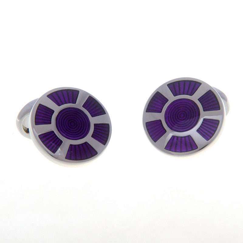 Enamel Dropping Glue Cufflinks