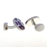 Enamel Dropping Glue Cufflinks