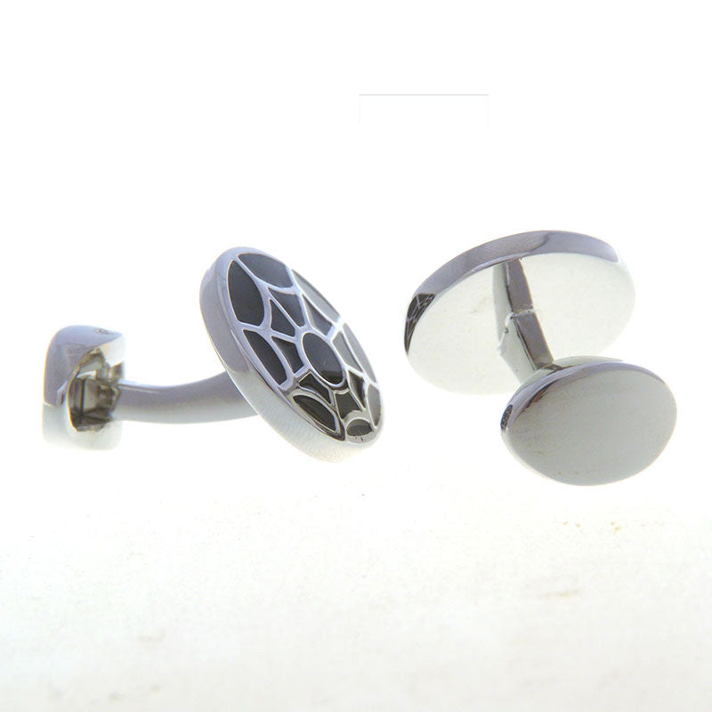 Enamel Dropping Glue Cufflinks