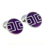 Enamel Dropping Glue Cufflinks