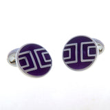 Enamel Dropping Glue Cufflinks