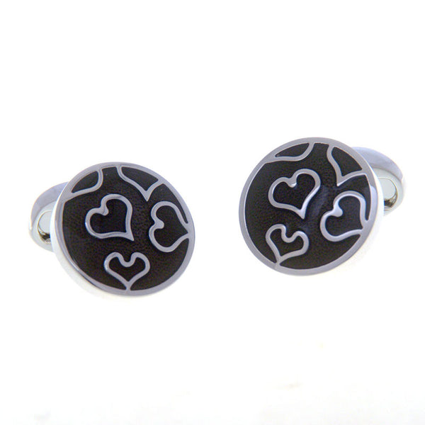 Enamel Dropping Glue Cufflinks