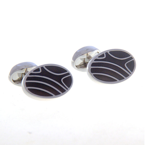 Enamel Dropping Glue Cufflinks