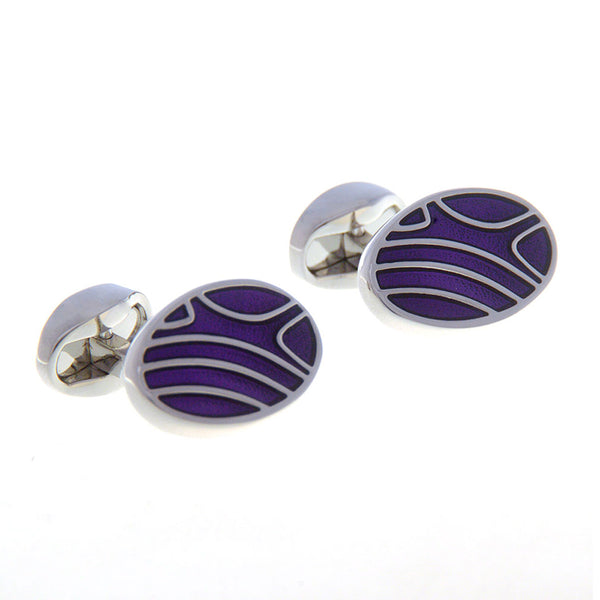 Enamel Dropping Glue Cufflinks