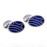 Enamel Dropping Glue Cufflinks