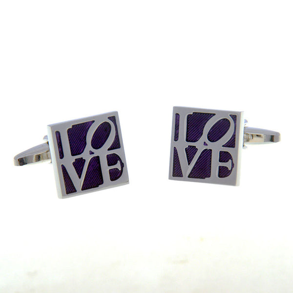 Enamel Dropping Glue Cufflinks