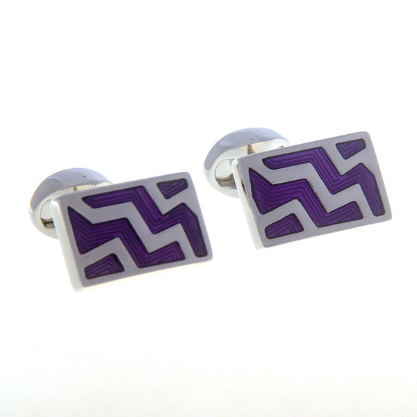 Enamel Dropping Glue Cufflinks