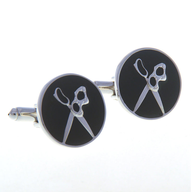 Enamel Dropping Glue Cufflinks