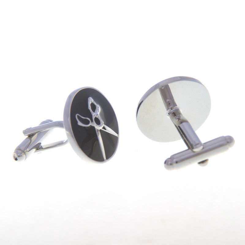 Enamel Dropping Glue Cufflinks