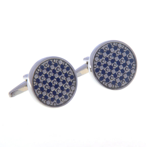 Enamel Dropping Glue Cufflinks