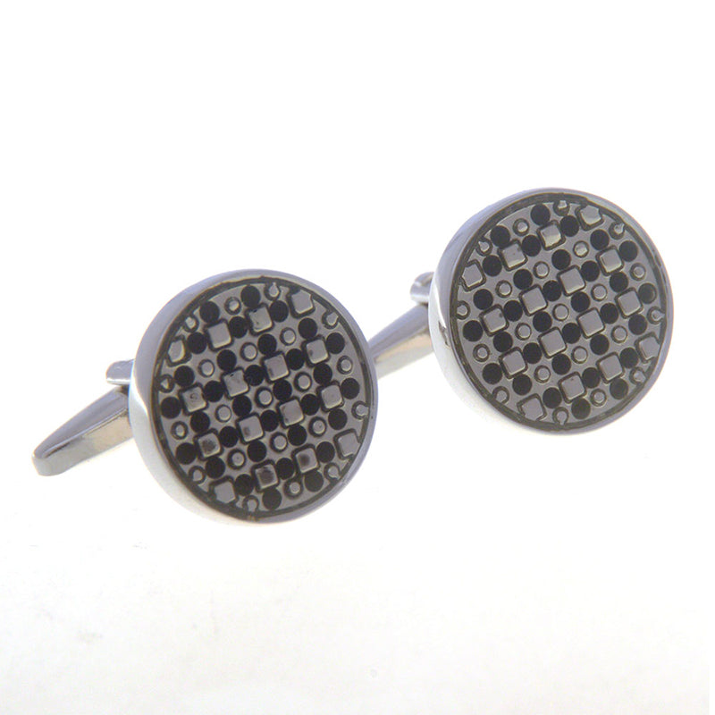 Enamel Dropping Glue Cufflinks