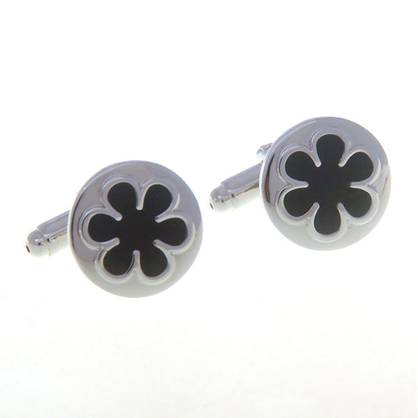 Enamel Dropping Glue Cufflinks