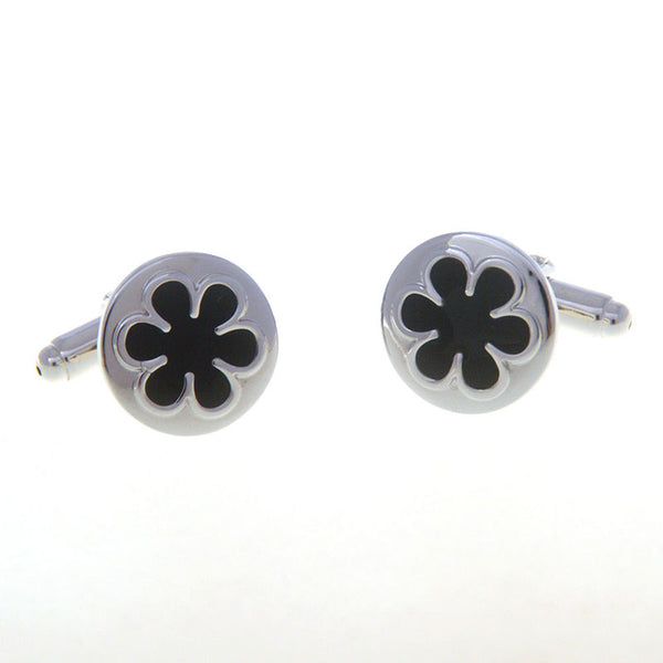 Enamel Dropping Glue Cufflinks